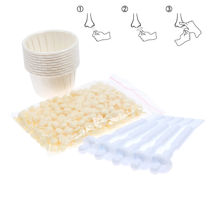 

Nose Hair Removal Wax Kit Nasal Ear Hairs Painless Effective Safe Quick Beads