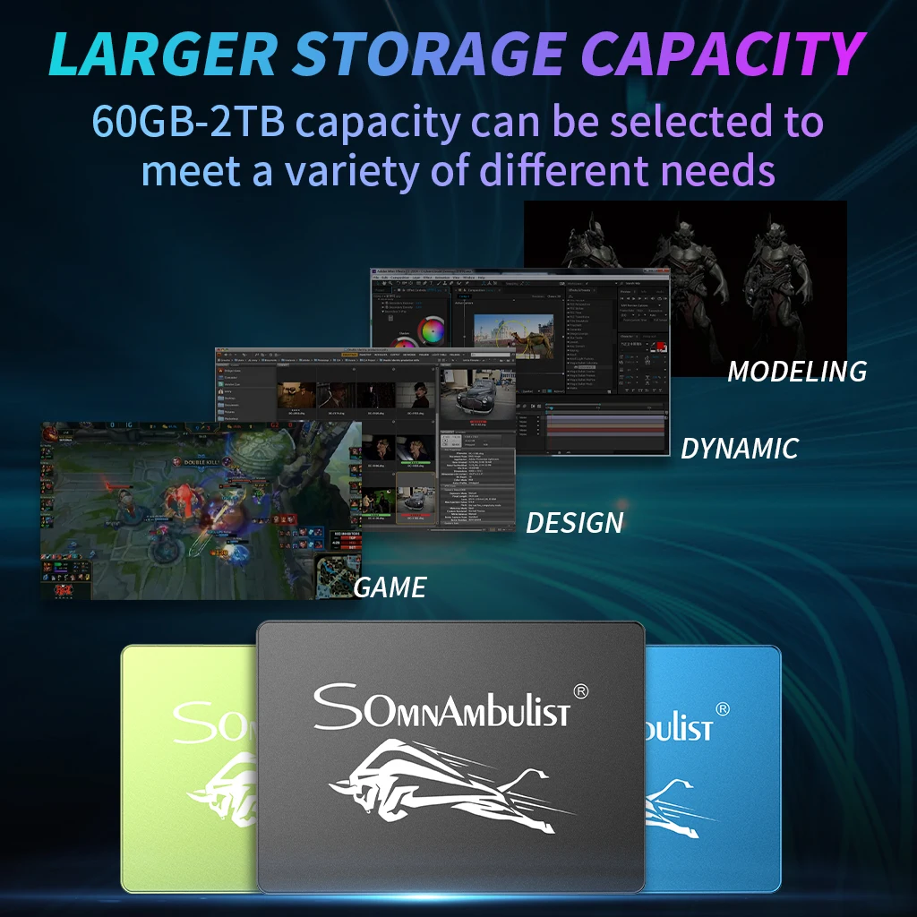 Metal bull head ssd 120GB 240 GB 480GB 2TB SSD HDD 2.5 inch SATA SATAIII 60GB laptop built-in solid state drive | Компьютеры и офис