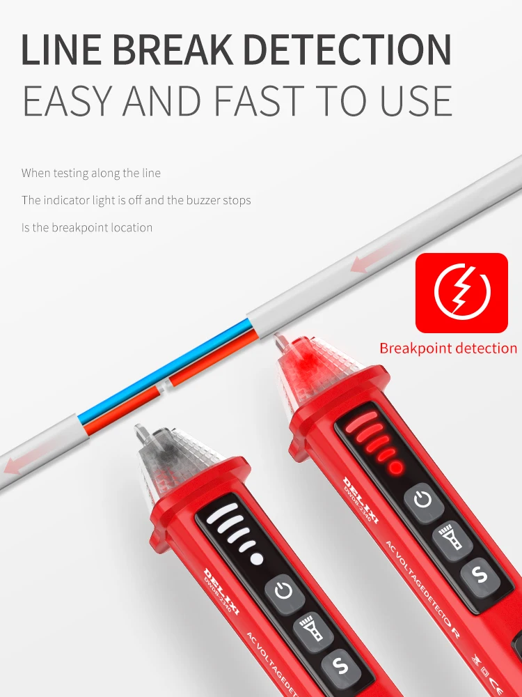 Высокоточный индуцированный Электрический тестер ручка электрозонд отвертка