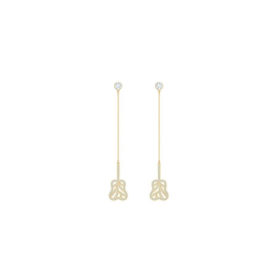 

SWA Fashion Jewelry Original Charm Tassel Style Luxury Long Tassel Spider Web Star Banana Fan Hot Air Balloon Female Earrings