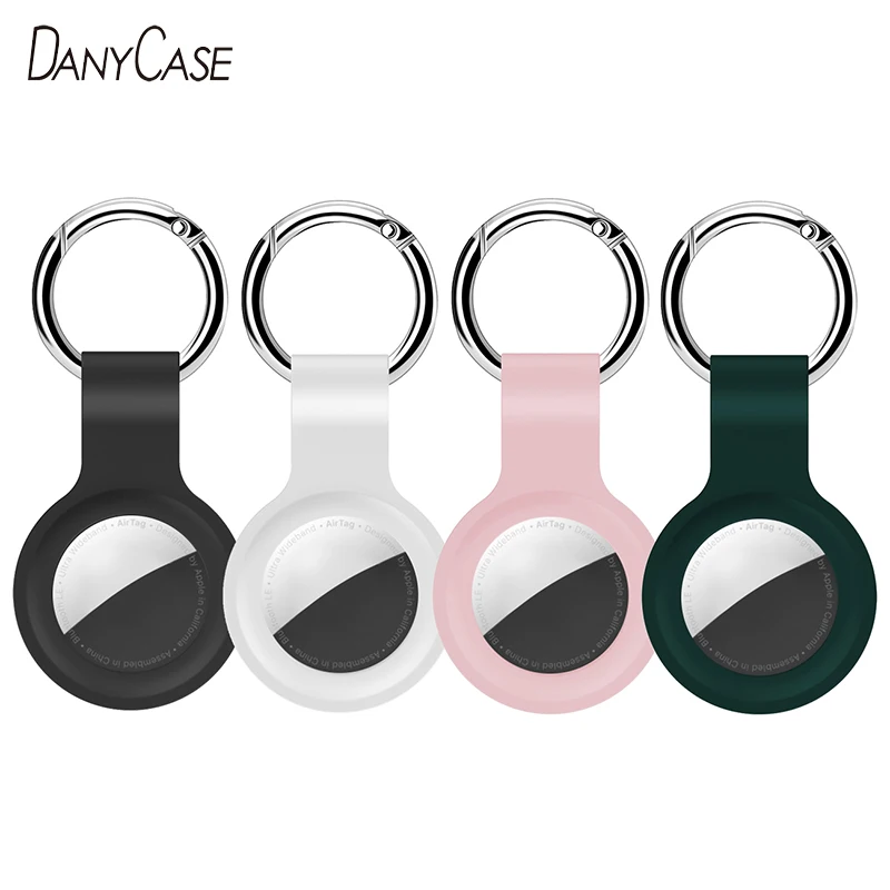 

High quality Leather Case For Apple Airtags Protective cover For Apple Locator Tracker Anti-lost Device Keychain Protect Sleeve