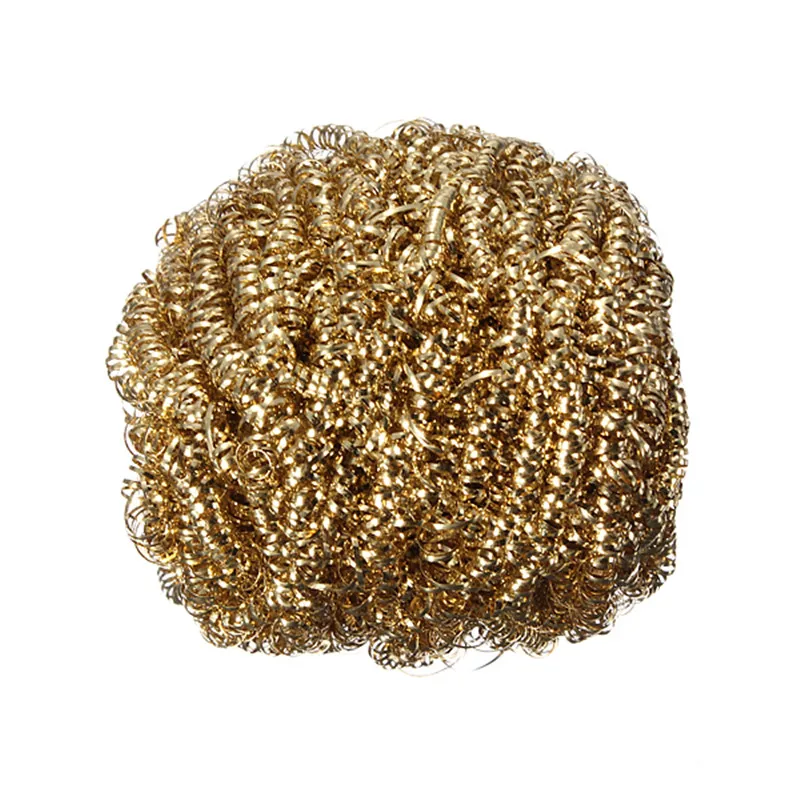 

New Welding Soldering Solder Iron Tip Cleaner Cleaning Steel Wire Sponge Ball New High Quality