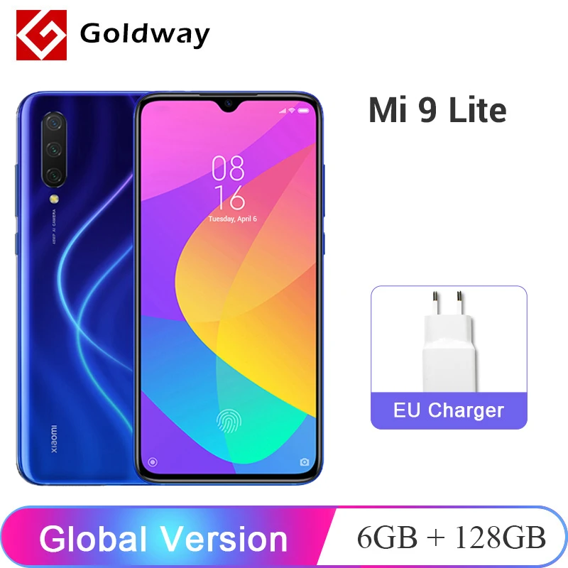 Xiaomi Mi 9 Lite смартфон с восьмиядерным процессором Snapdragon 710 ОЗУ 6 ГБ ПЗУ 128 48 МП 39