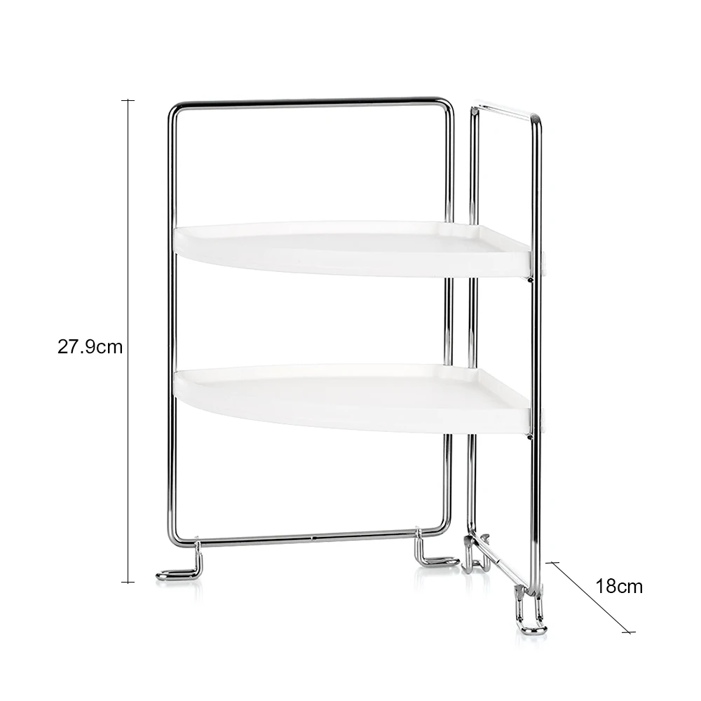 Новый 2-уровневый угловой отдельно стоящий Штабелируемый органайзер для