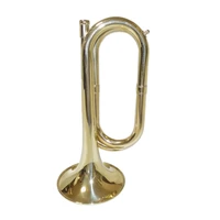 bb post horn with bag and mouthpiece brass musical instruments post trumpet