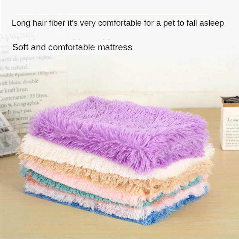 Одеяло для собак кошек домашних животных подушка зимний плотный дуплексный