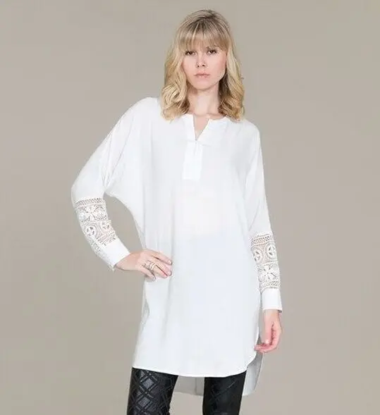 Горячая Распродажа Офисная винтажная Корейская рубашка длинная стильная