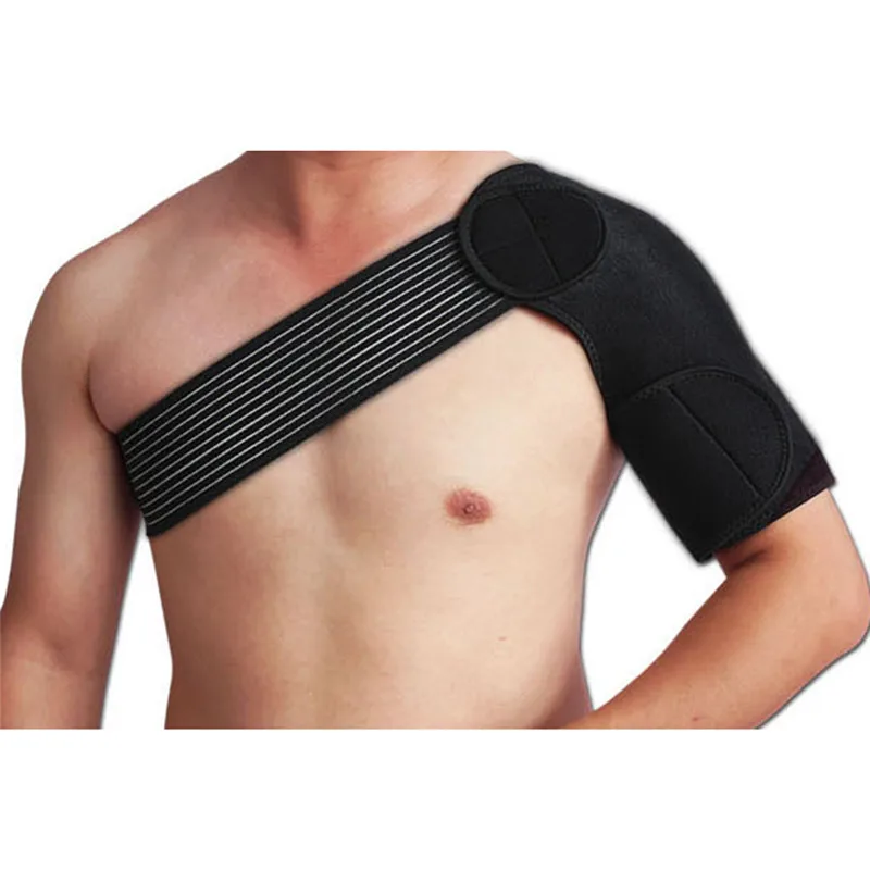 

Adjustable Neoprene Shoulder Support Brace Strap Arthritis Sports Injury Dislocation Pain