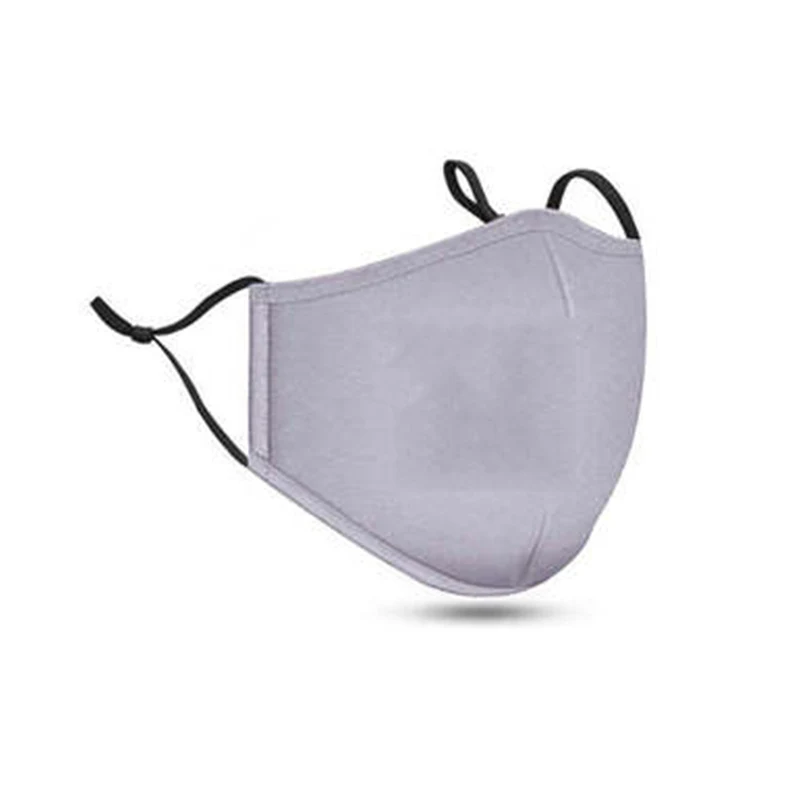 Унисекс для женщин и мужчин многоразовая хлопчатобумажная однотонная моющаяся