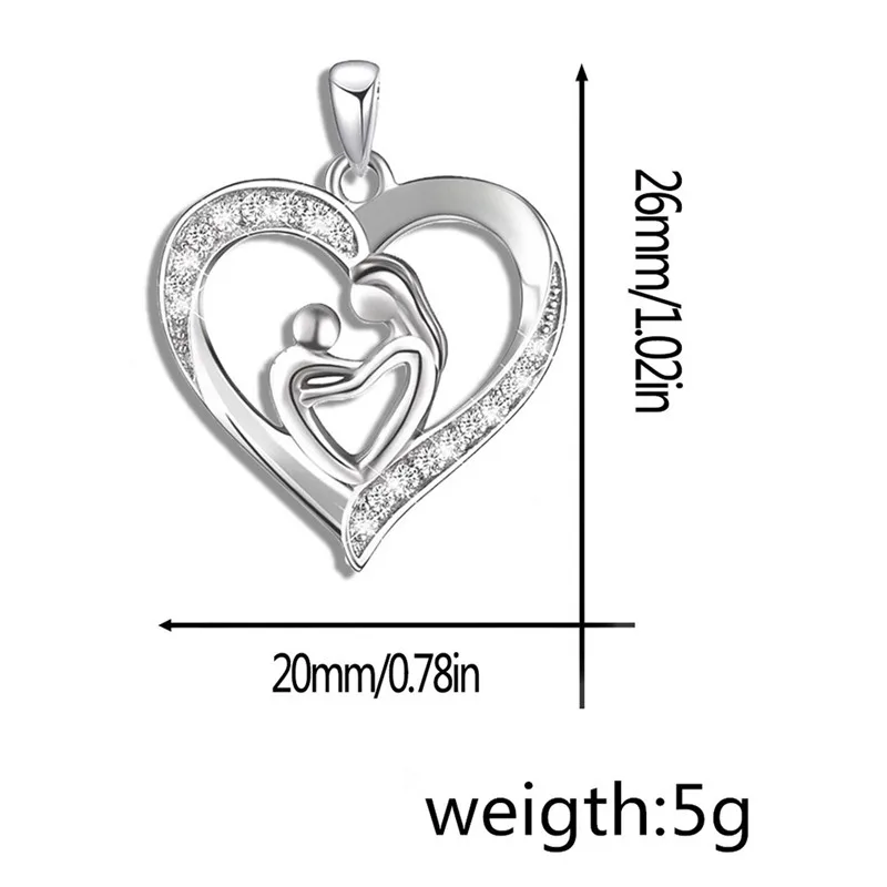 

Family Baby Pregnant Necklace For Mother Day Women Man Husband Wife Gift Love Gold Silver Color Stainless Steel Jewelry