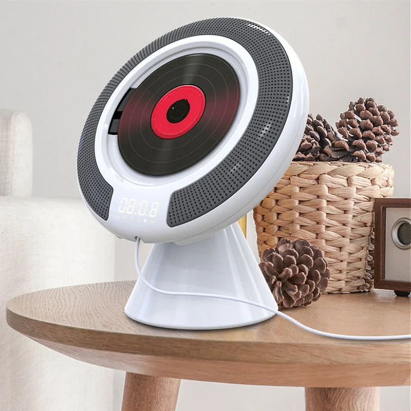Full format CD player with Bluetooth wall mounted device LED wireless speaker FM radio laptop desktop stereo MP3 audio | Электроника