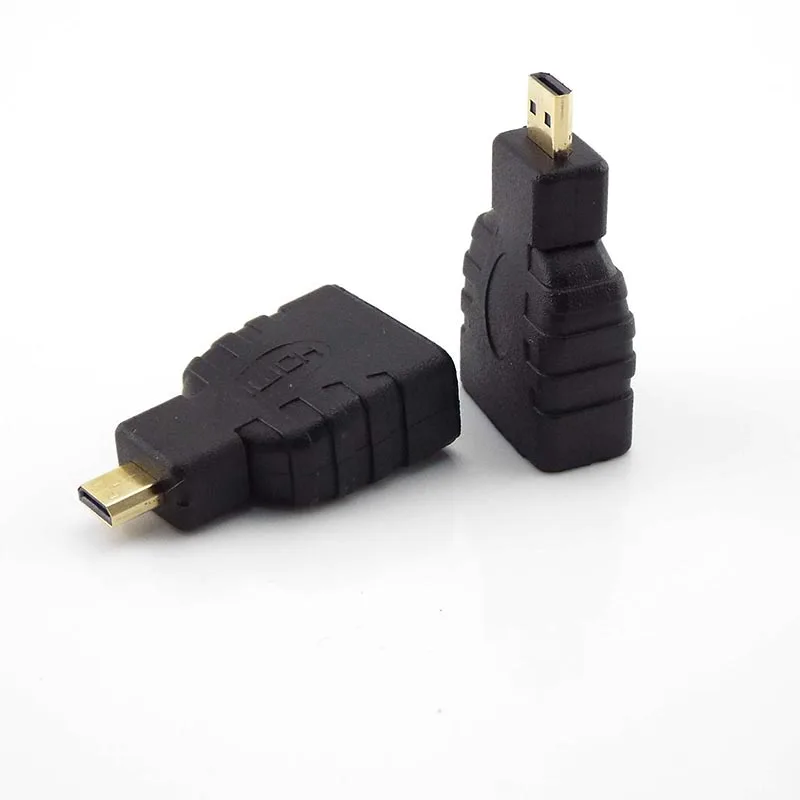 1/2/5Pcs Micro HDMI-compatible Male to Female Adapter Type D A HD Connector Converter for Xbox 360 PS3 HDTV L19 | Электроника