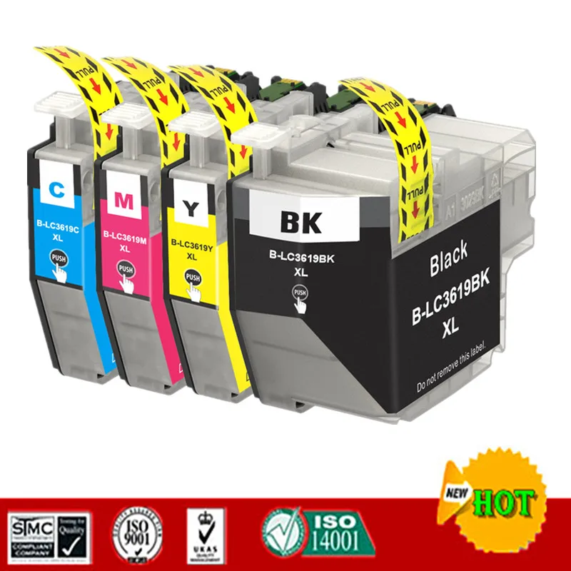 

Совместим с Brother LC3619 LC3619XL, картридж с чернилами, подходящий для смартфонов с родительскими чернилами и т. д.