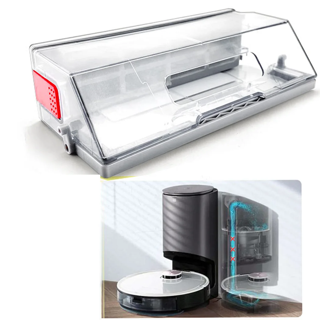 

Dust Bin Box For ECOVACS Deebot T8 Aivi Vacuum Cleaner Robot Accessories Household Cleaning Tools Robot Parts