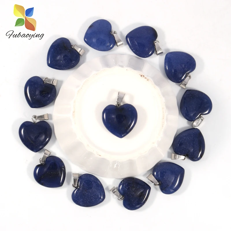 30 шт. подвески из натурального камня 20 мм аксессуары для рукоделия ожерелье