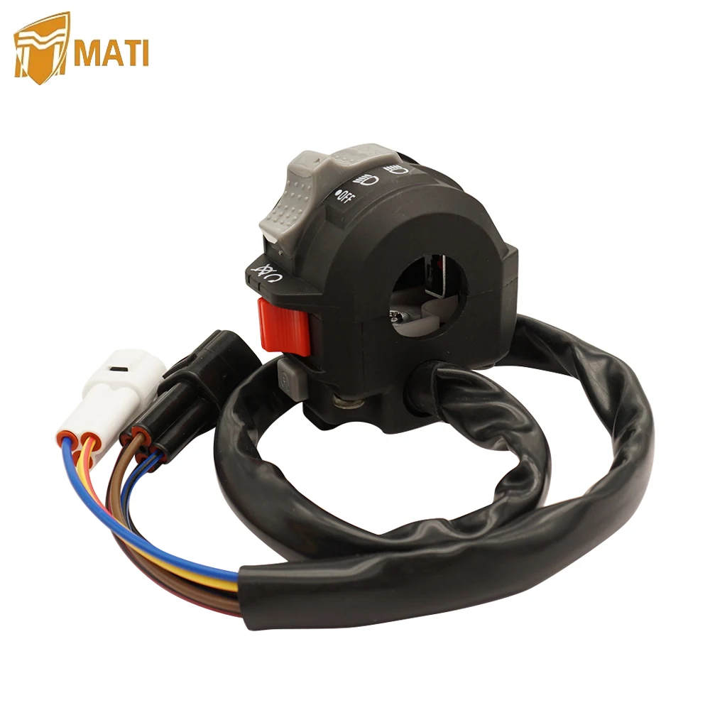 Левый переключатель на руль управления запуском двигателя фара запуска для Yamaha