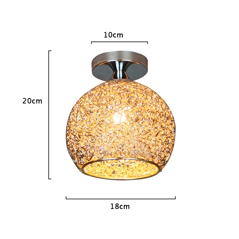 $27.61 moonlux 1pcs Modern Colorful LED Ceiling Lamp Bedroom Children's Room Balcony Aisle Corridor Home Lamp Lighting (Without bulb)