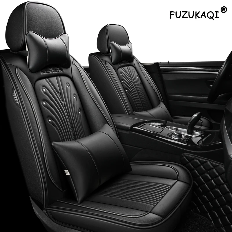 Кожаные чехлы для автомобильных сидений FUZHKAQI volvo xc50 v50 v40 c30 xc90 xc60 xc40 s80 s60 s40 v70