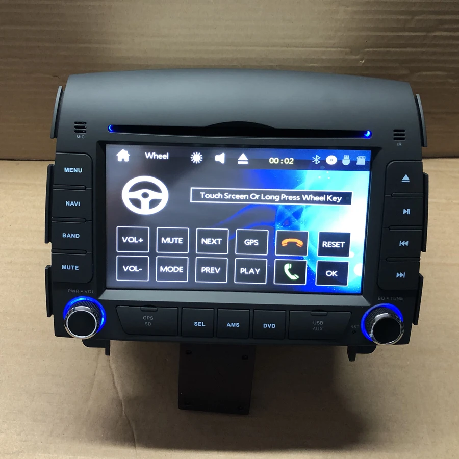 BYNCG Car DVD Player GPS Navigation 2 Din 6.2 Multimedia auto Radio for Hyundai sonata 2004-2008 with gps sd usb bt | Автомобили и