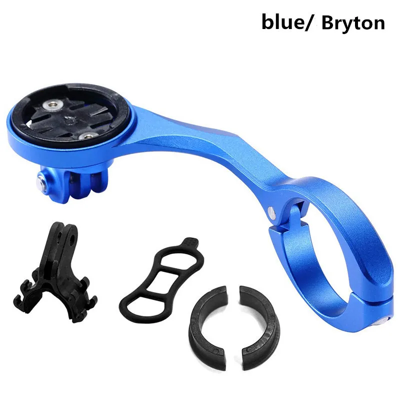 blue Bryton Держатель для велосипедного компьютера MTB дорожный компьютерный кронштейн для велосипедного руля аксессуары для расширения - Цвет: blue Bryton