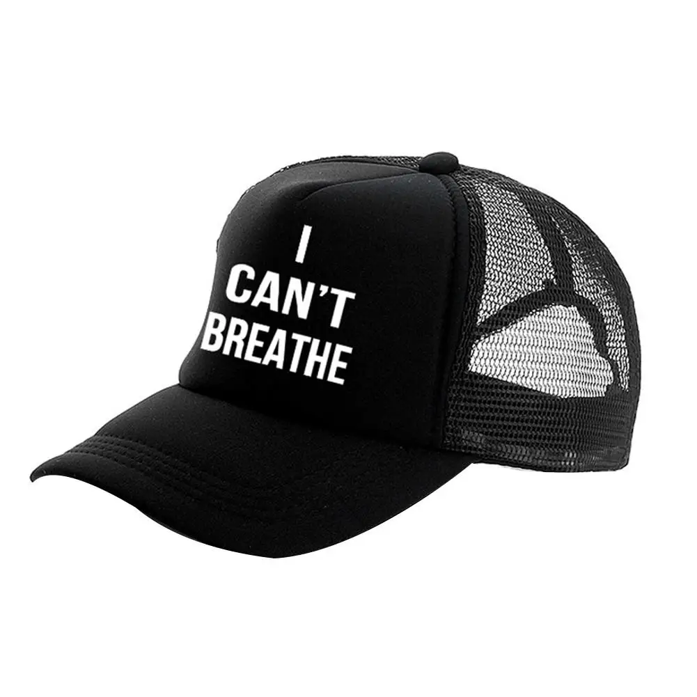 

I CAN'T BREATHE BLACK LIVES MATTER Baseball Cap Embroidery Hat For Men Women Outdoors Cycling Sport