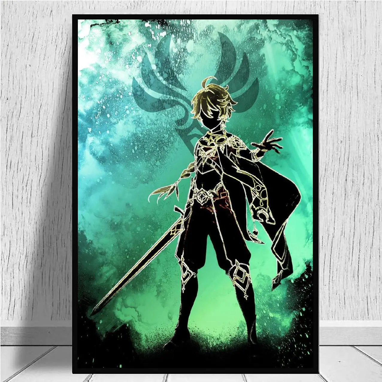 

Настенный плакат с изображением души путешественника, Аниме Холст, Современный художественный Декор для гостиной, без рамки