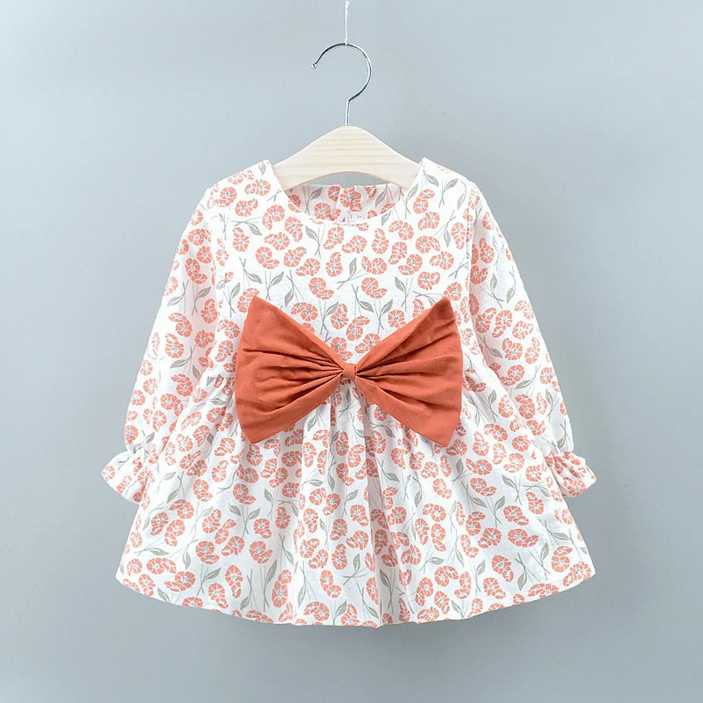 Платья для маленьких девочек зимнее платье повседневная одежда с длинным