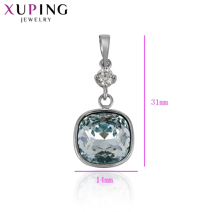 XUPING JEWELRY Подвеска из rhodium plated меди