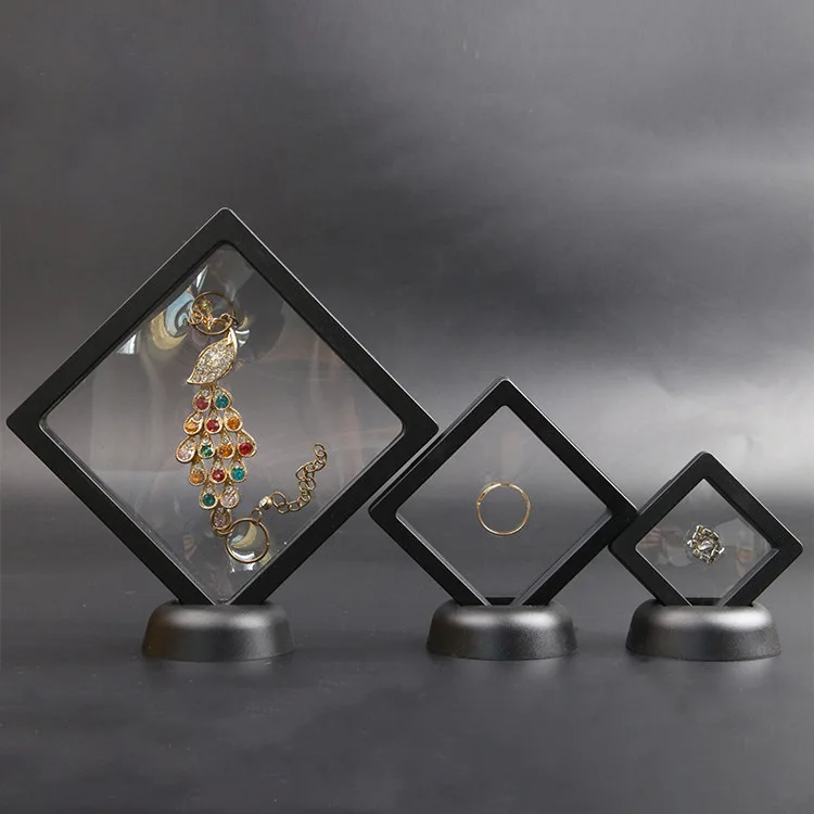 Модный ABS чехол s Display Square 3D альбомы с плавающей рамкой держатель Черный Белый