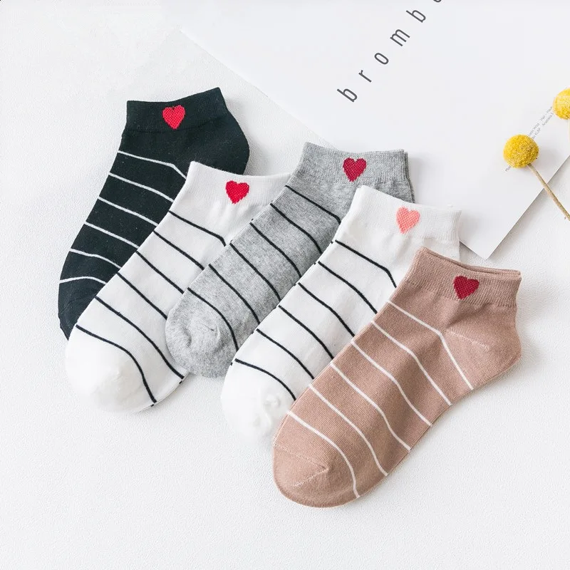 Носки в Корейском стиле весенние и летние милые инди полосатые носки женские