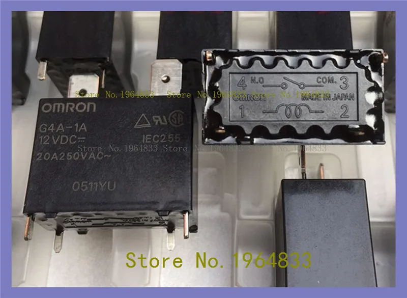 

G4A-1A-12VDC DC12V 20A 250V
