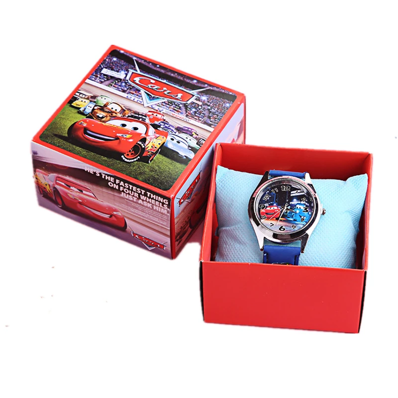 Disney Mickey Children's Watch boy's and girl's Cartoon Gift with Box Toy Exquisite quartz watch birthday Party Gifts | Игрушки и