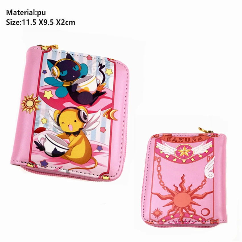 02 Мультфильм Аниме Кошелек Dragon Ball/stitch/Card Captor/Сейлор Мун/Марио/Кошмар перед Рождеством Pu на молнии Держатель для карт кошельки для монет - Цвет: 02