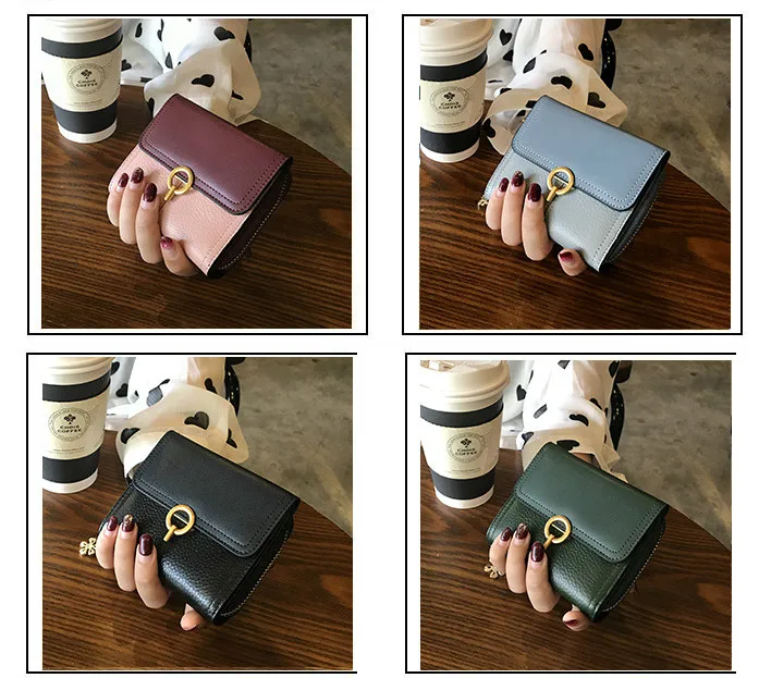 Новый женский складной кошелек из натуральной коровьей кожи роскошный мягкий