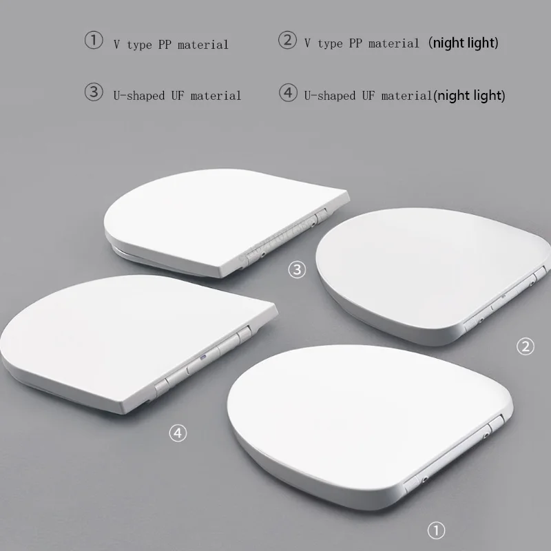 Xiaomi Mijia Dabai U/V тип Ночной свет крышка сиденья унитаза набор медленно закрывающийся бытовой Быстрый выпуск ванная комната крышка унитаза