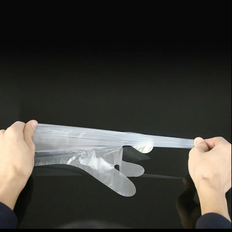Одноразовые виниловые перчатки многофункциональные прозрачные тонкие