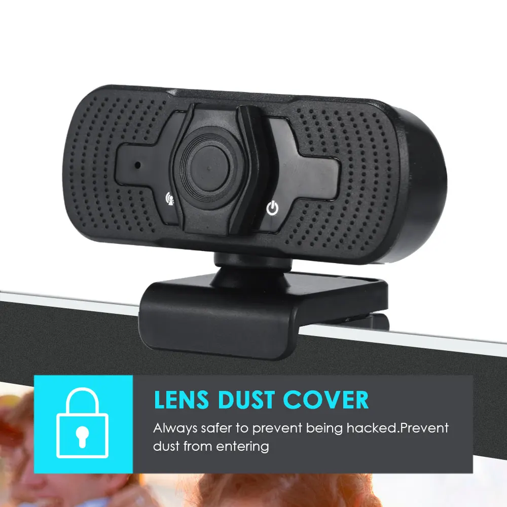 

Webcam 1080P Hd Webcam With Microphone For Desktop Laptop Computer Meeting Streaming Web Camera Usb [Plug And Play]