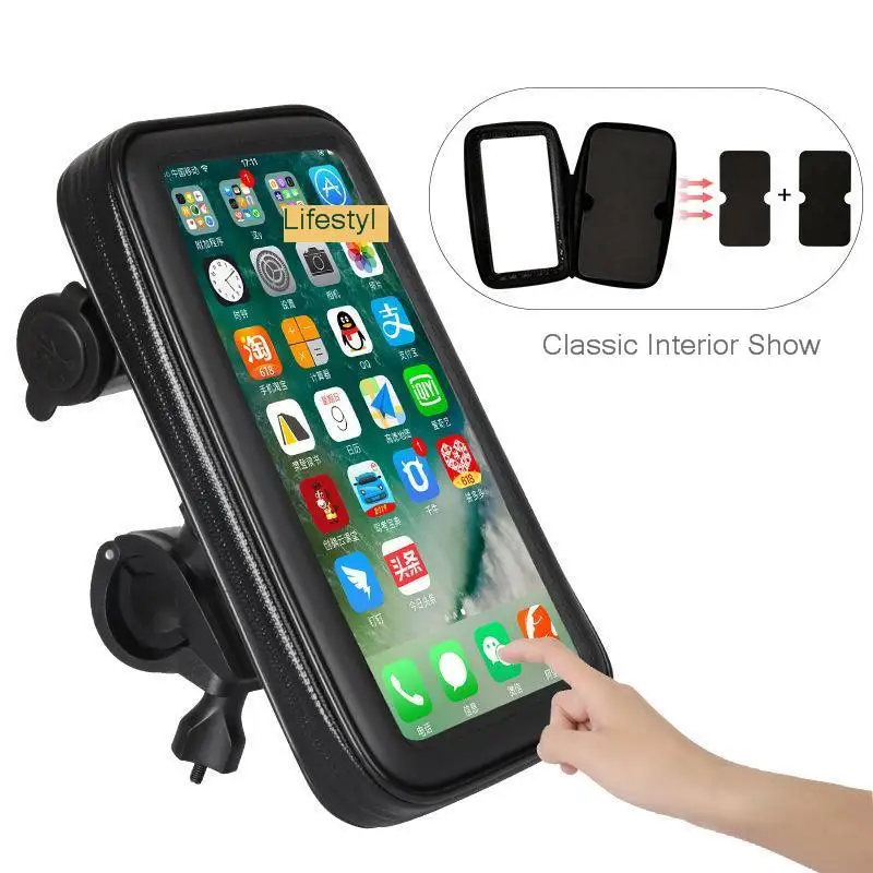 6 5 дюймовый водонепроницаемый чехол для телефона на велосипед мотоцикл сумка