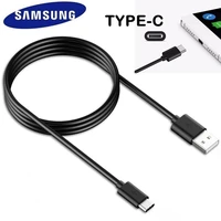 100 original samsung type c cable for galaxy s10 s10e s8 s9 plus note 10 9 8 a3 a5 a7 2017 data cable fast charging 1 2m cable