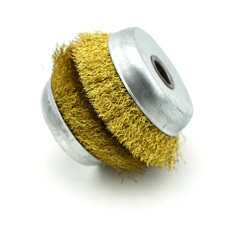 5 шт. шлифовальные проволочная щетка гофрированные закаленное Сталь Щетинная