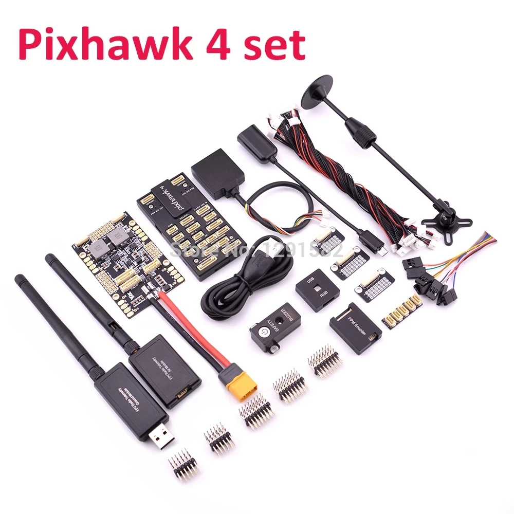 Pixhawk 4 PX4 плата управления полетом M8N GPS 433 МГц/915 МГц 100 мВт 250 Телеметрия ppm комбо