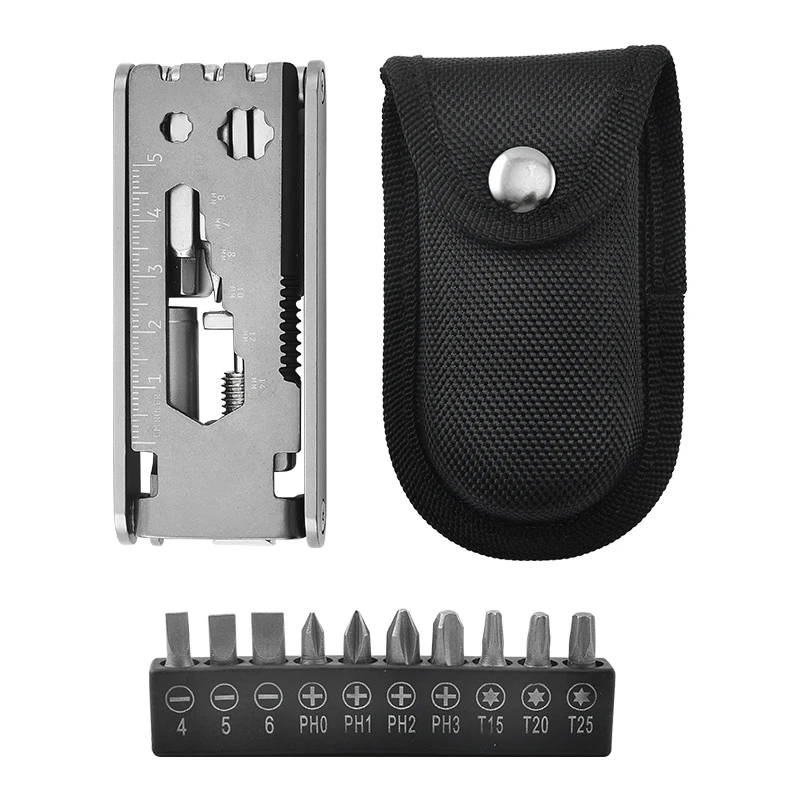 Инструмент из нержавеющей стали для ремонта велосипедов с рукавом портативный