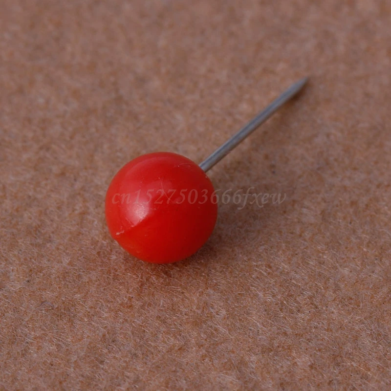 50 шт./пакет круглые булавки с жемчужной головкой рыболовная леска Броши