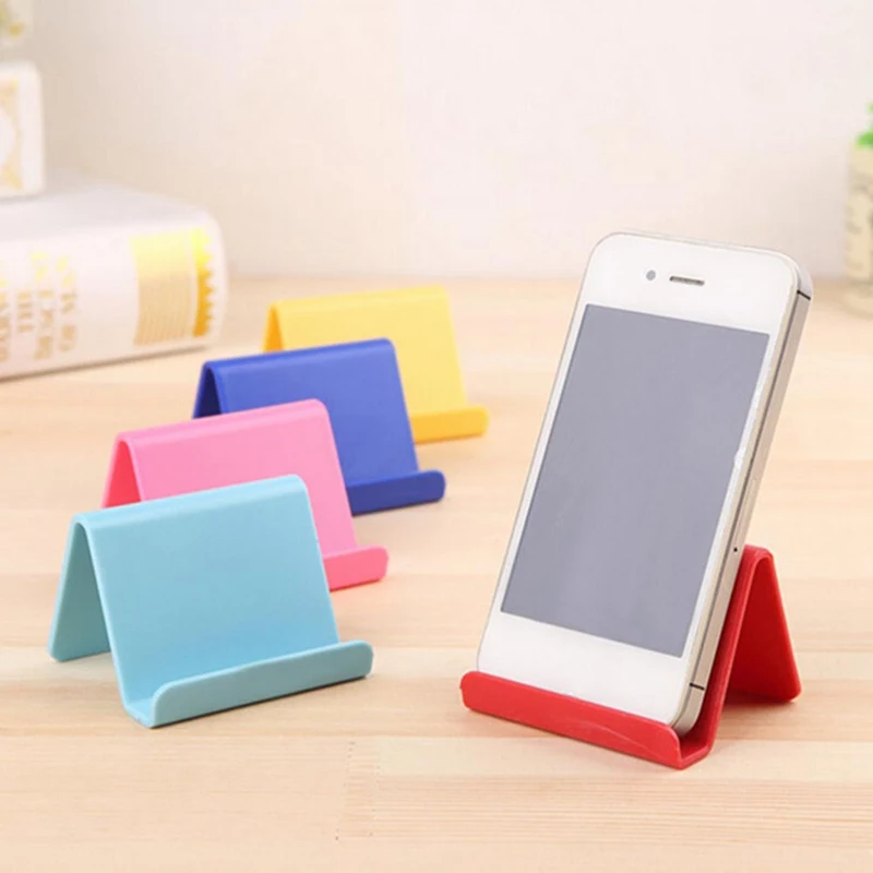 

1Pcs Mobile Phone Holder Practical Candy Mini Portable Phones Fixed Holder Simple Debris Storage Racks Korean Style Color Random