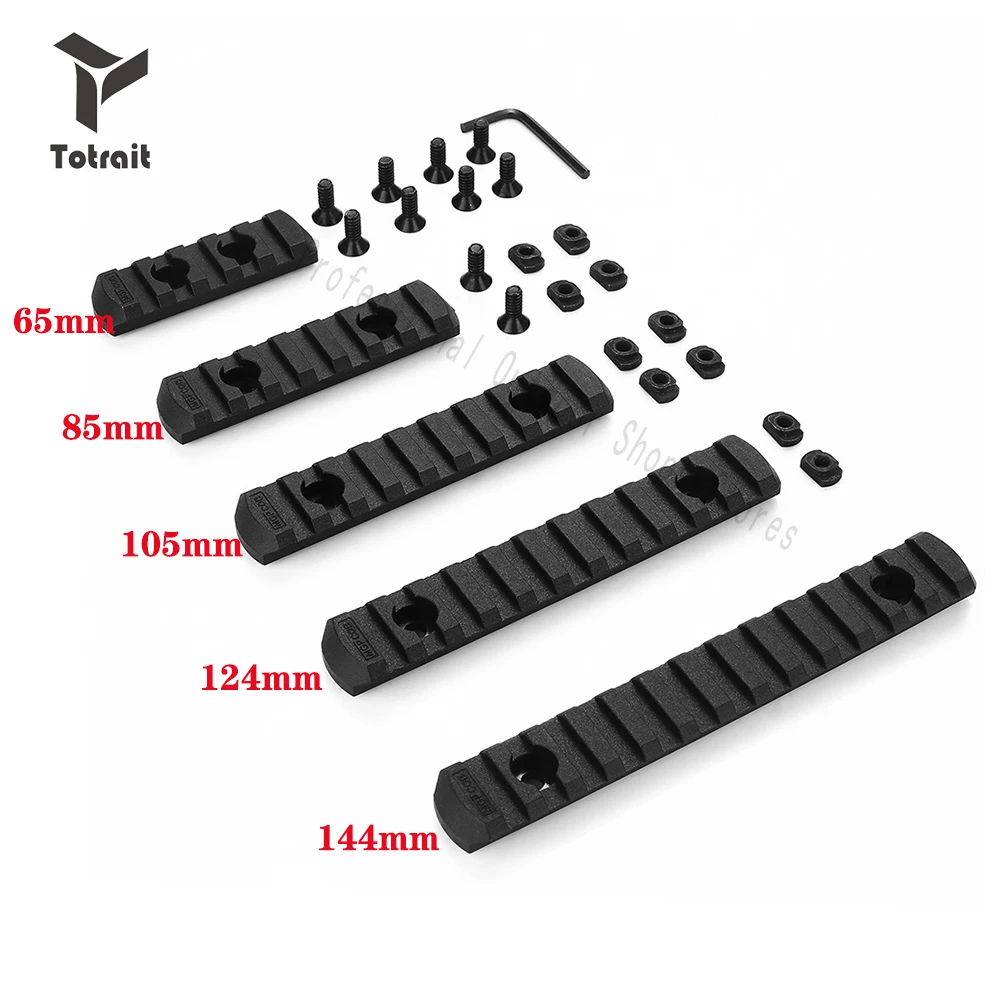 

5Pcs/set Tactical M-Lok Picatinny Weaver Rail 5/7/9/11/13 Slots Hunting Airsoft 22mm Scope Mount Rails for Rifle Gun Accessories