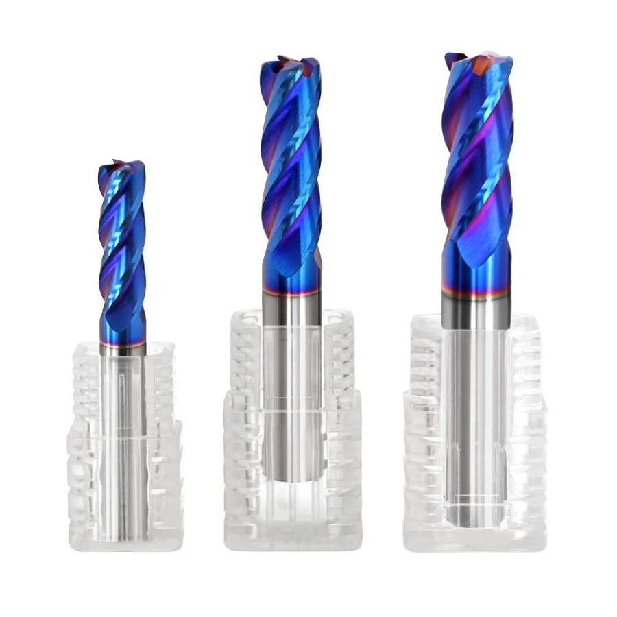 

HRC65 Corner Rounding End Mills 4 Flutes Tungsten Steel Groove Milling Cutter 4mm 6mm 8mm 10mm CNC Lathe Carbide Machining Tools