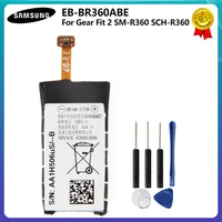 100 original battery eb br360abe for samsung gear fit2 fit 2 r360 sm r360 sch r360 replacement battery 200mah