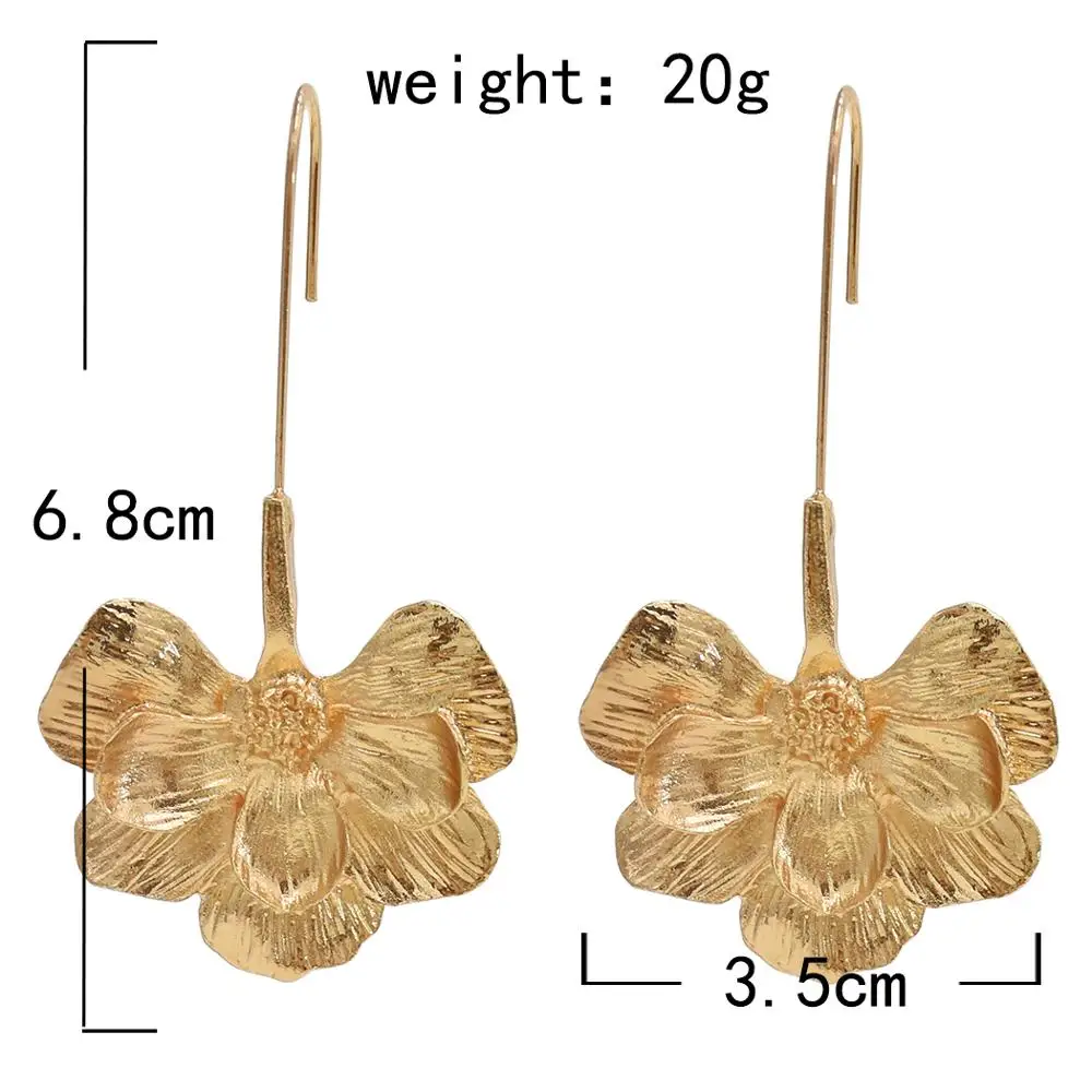 Женские двухслойные серьги с металлической текстурой модные ювелирные