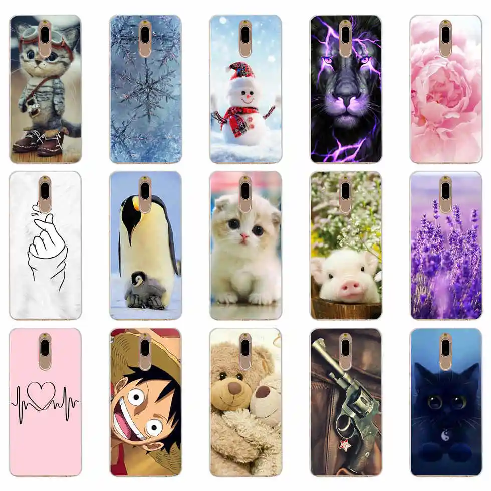 Чехол для Huawei nova 2i мягкий силиконовый чехол из ТПУ с крутым рисунком nova2i mate 10 lite