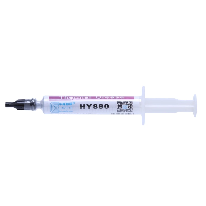 

2Pcs 2g HY880 Thermal Grease Chipset CPU Cooling Compound Silicone Paste 5.15W O21 20 Dropshipping